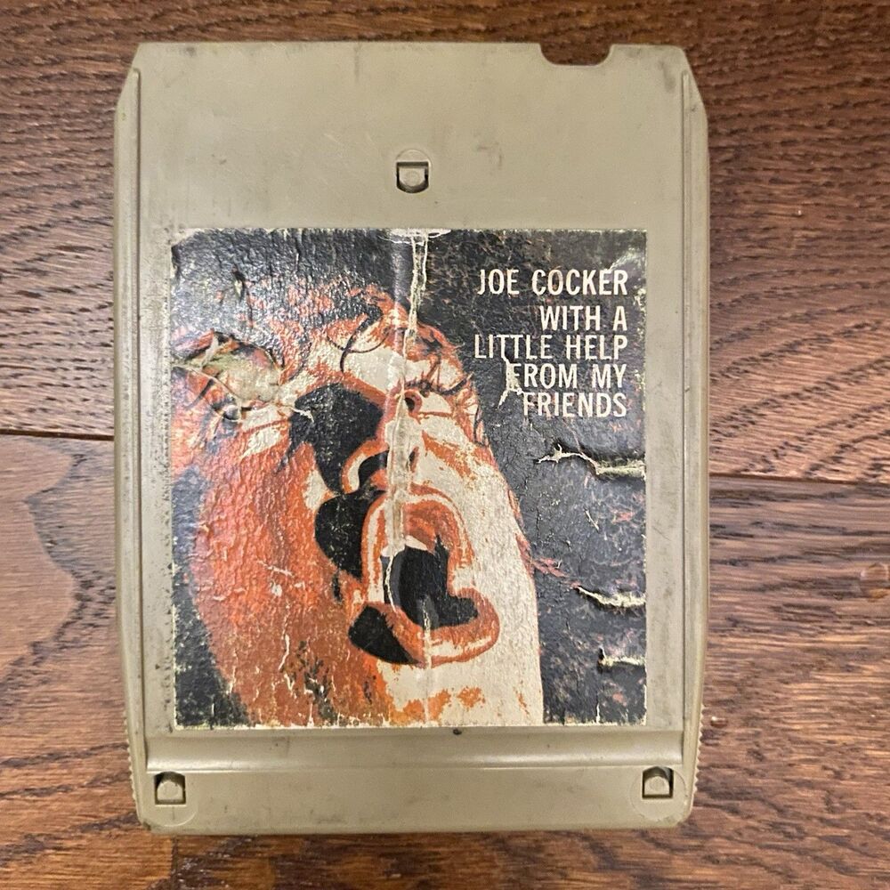 Joe Cocker With A Little Help From My Friends 8 Track Tape A&M Records